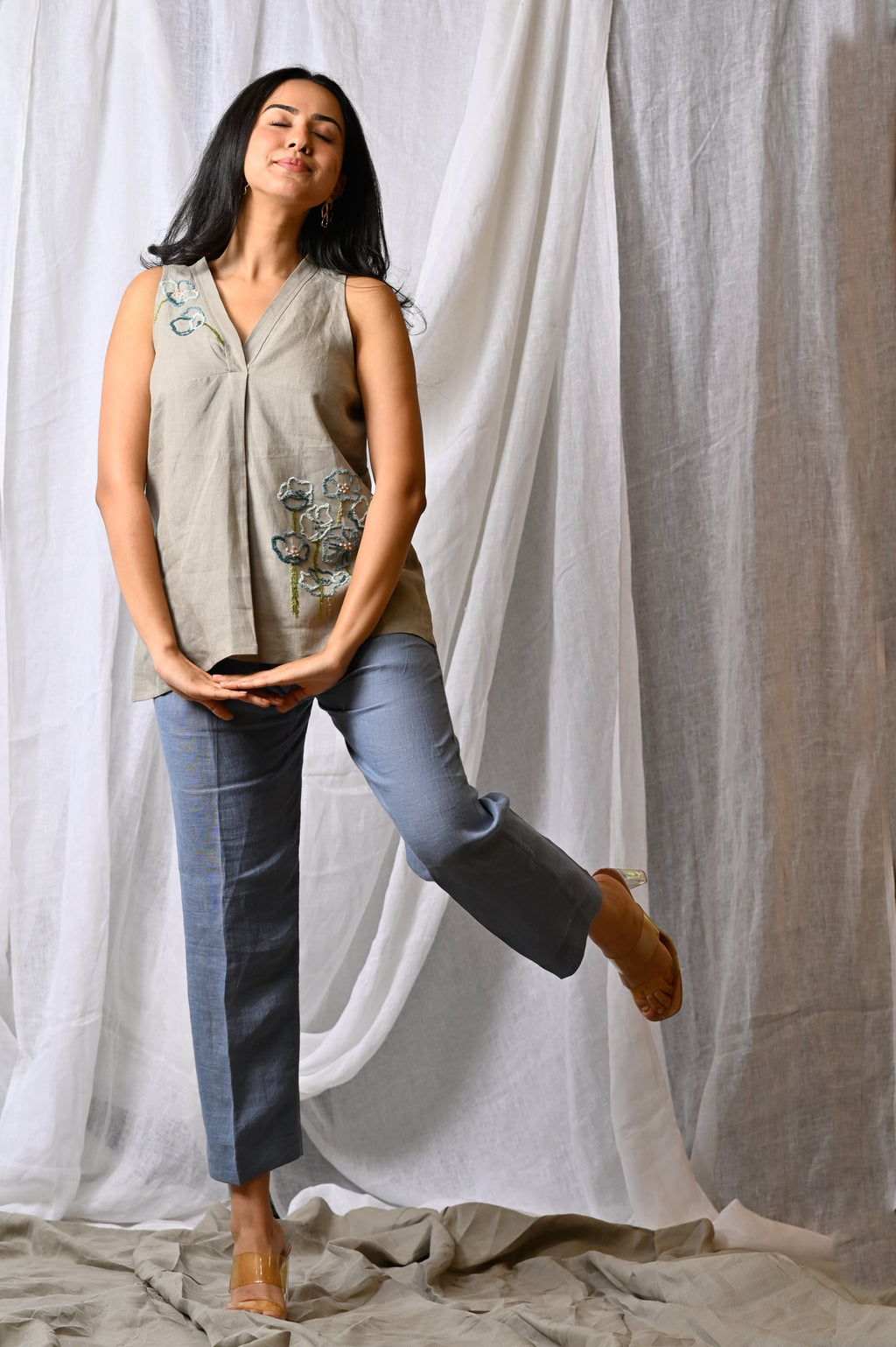 Ivory Meadow Summer Top