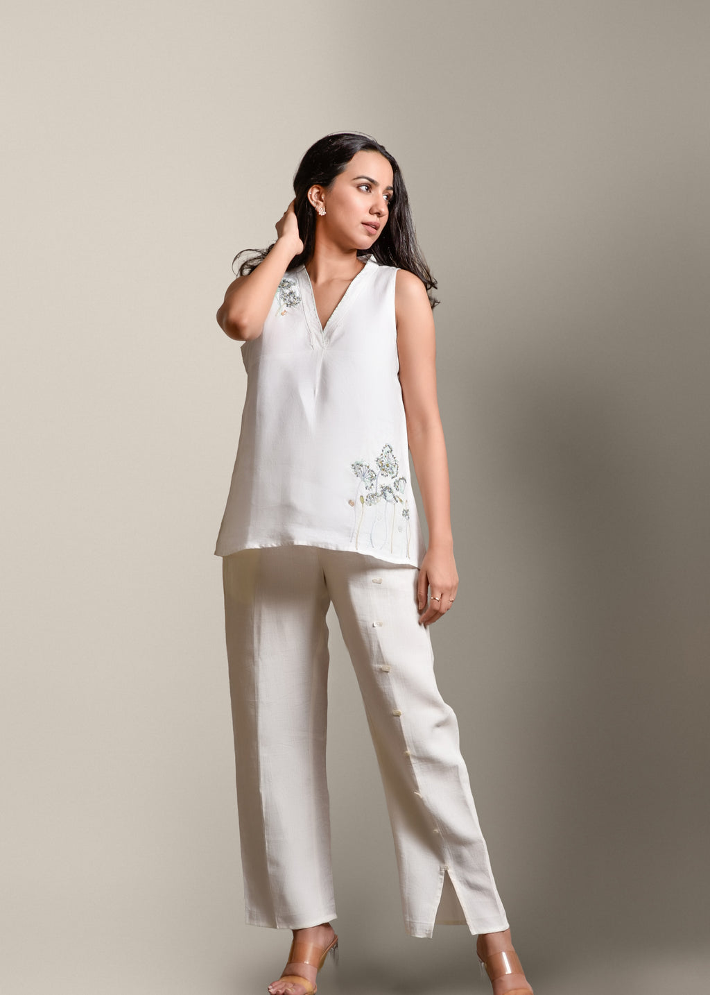 Ivory Dewdrop Top