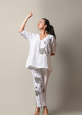 Ivory Stillleaf Linen Co-Ord Set