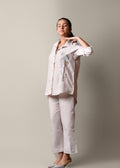 Pearl Bloom Linen Co-Ord Set