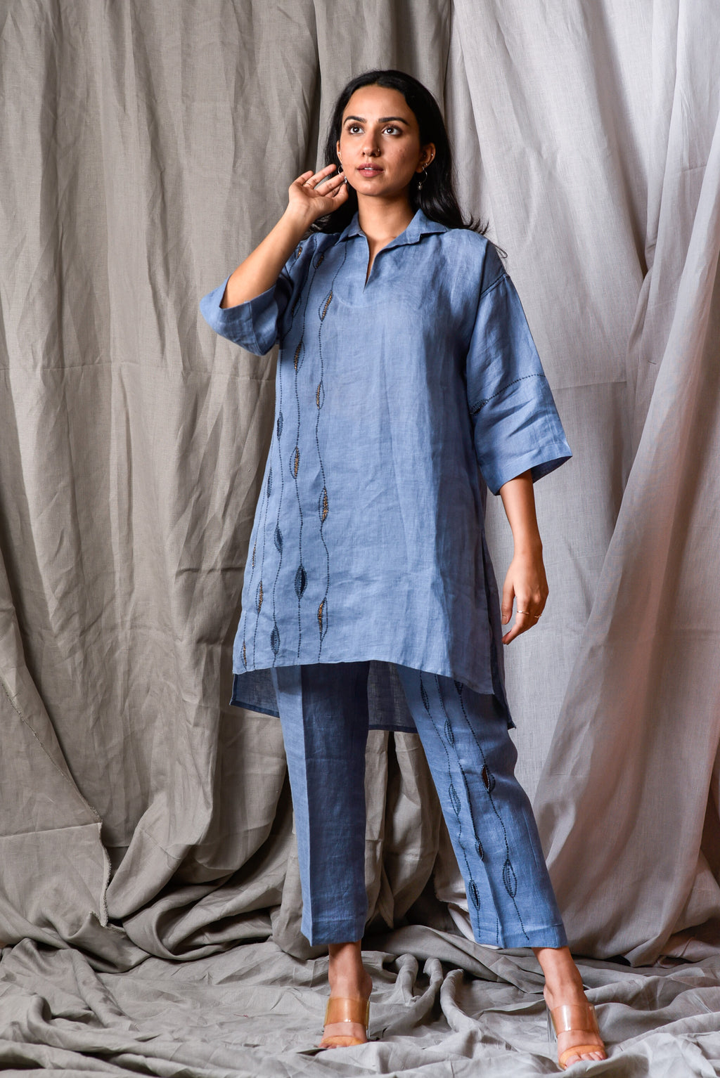 Indigo Drift Co-Ord Set