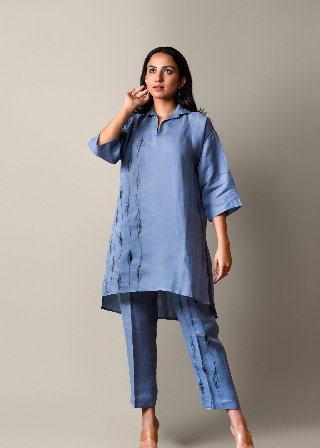 Indigo Drift Co-Ord Set