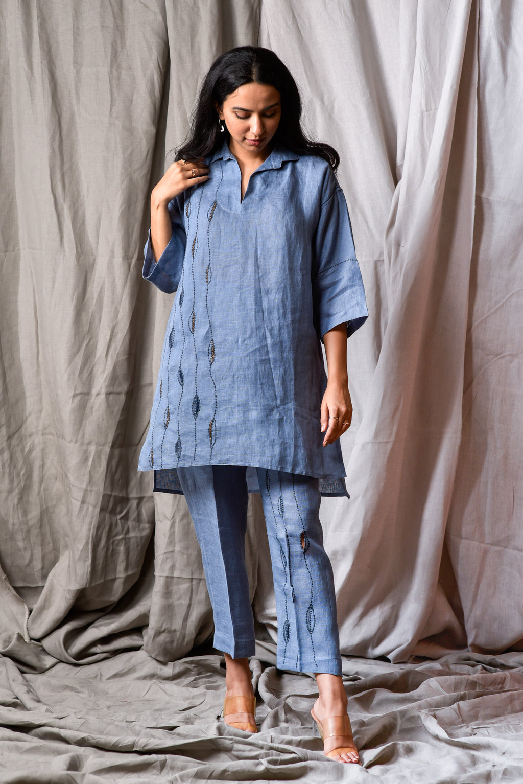 Indigo Drift Co-Ord Set