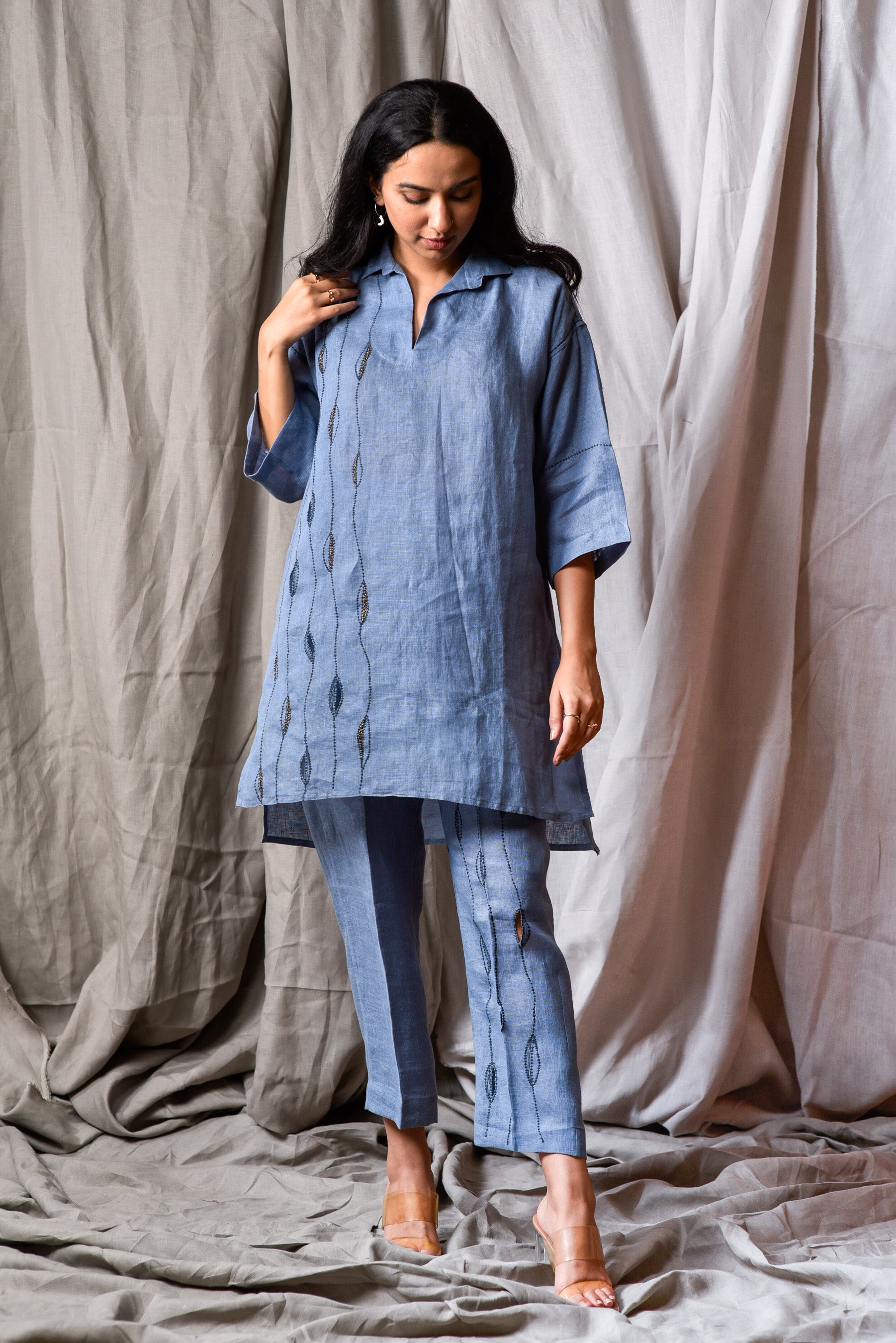 Indigo Drift Co-Ord Set