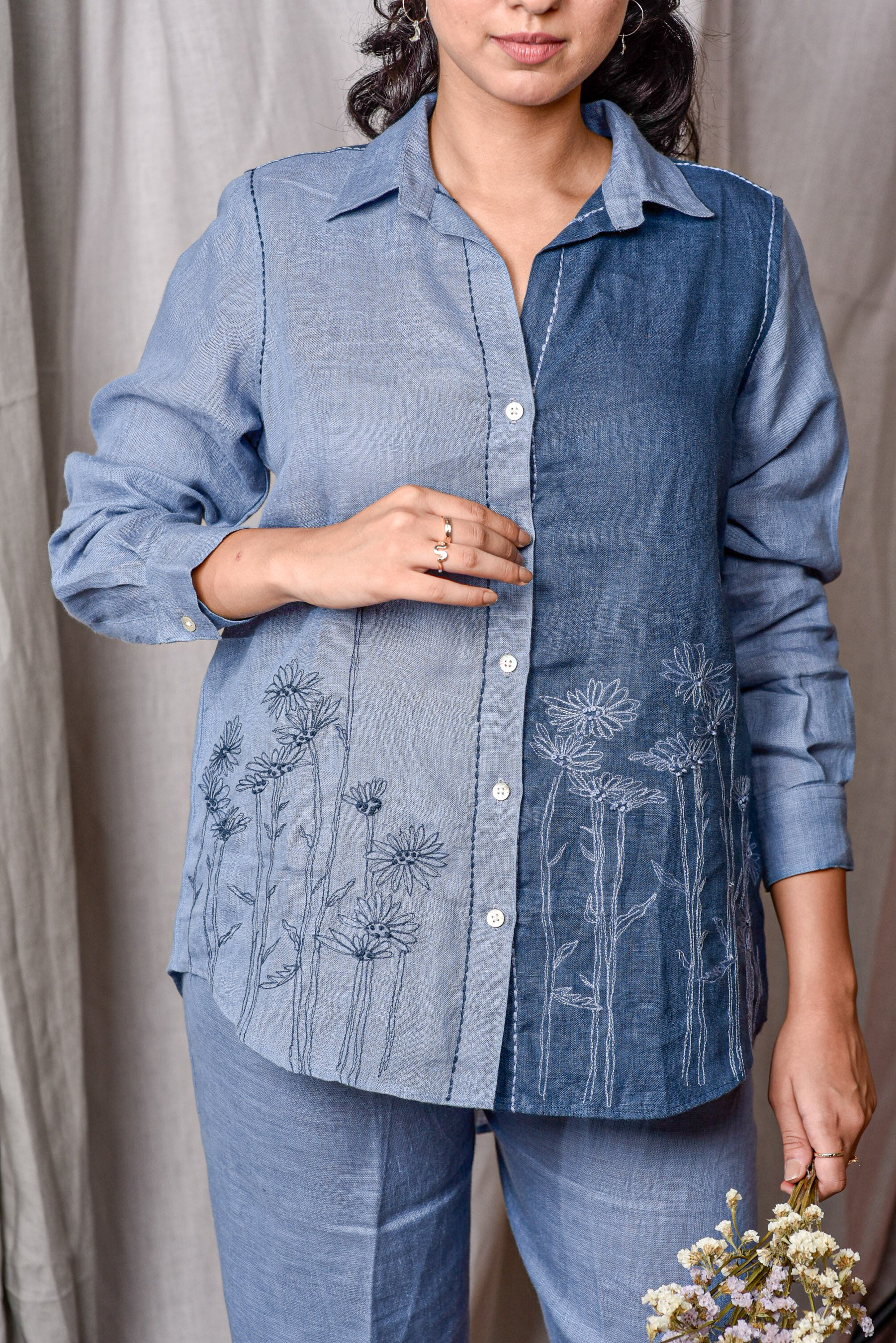 Blue Meadow Co-Ord Set