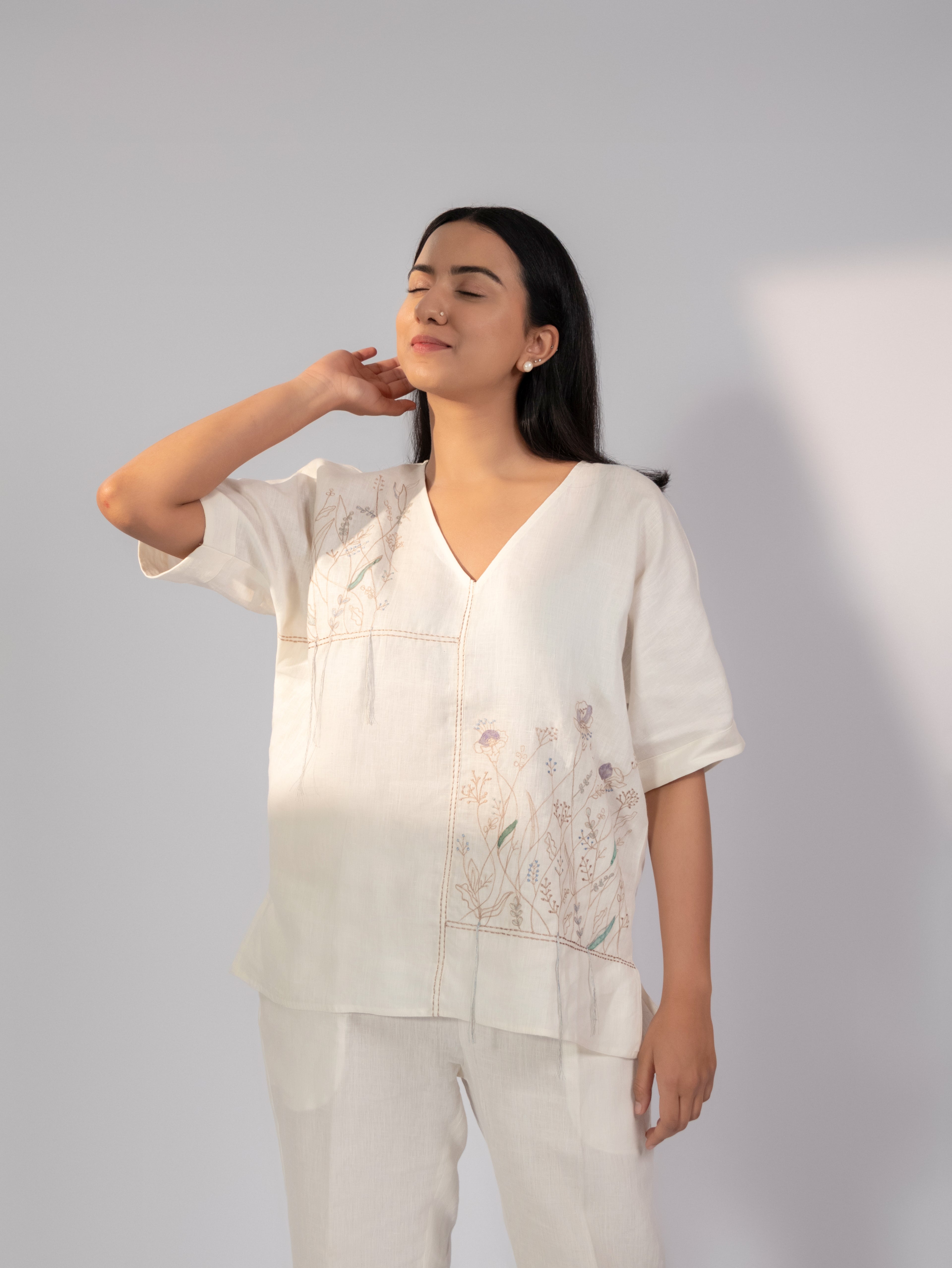 Whispering Meadow Linen Co-Ord Set