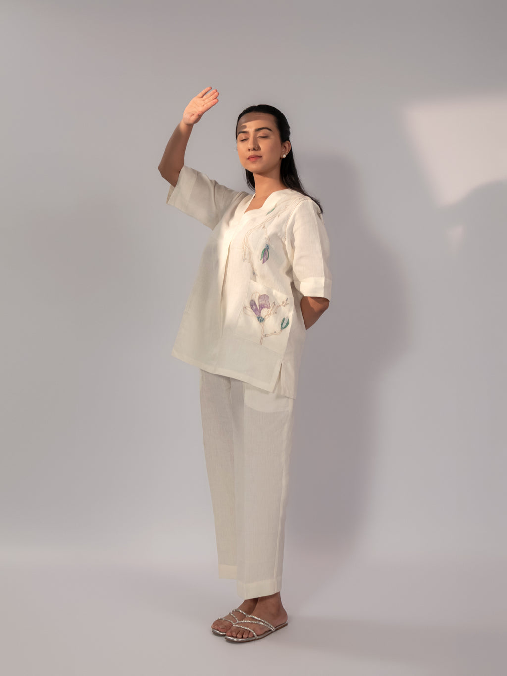 Lavender Drift Linen Co-Ord Set