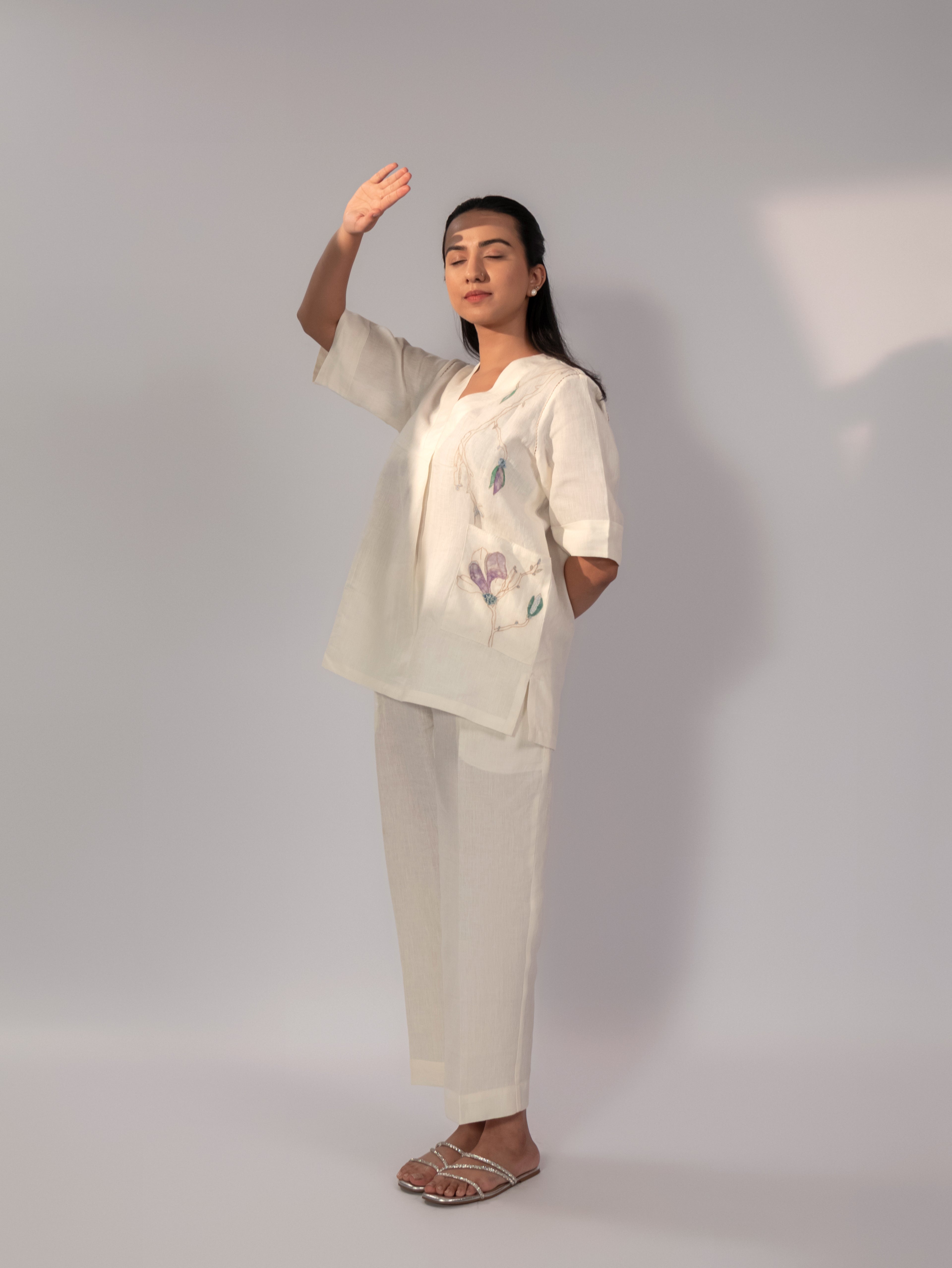 Lavender Drift Linen Co-Ord Set