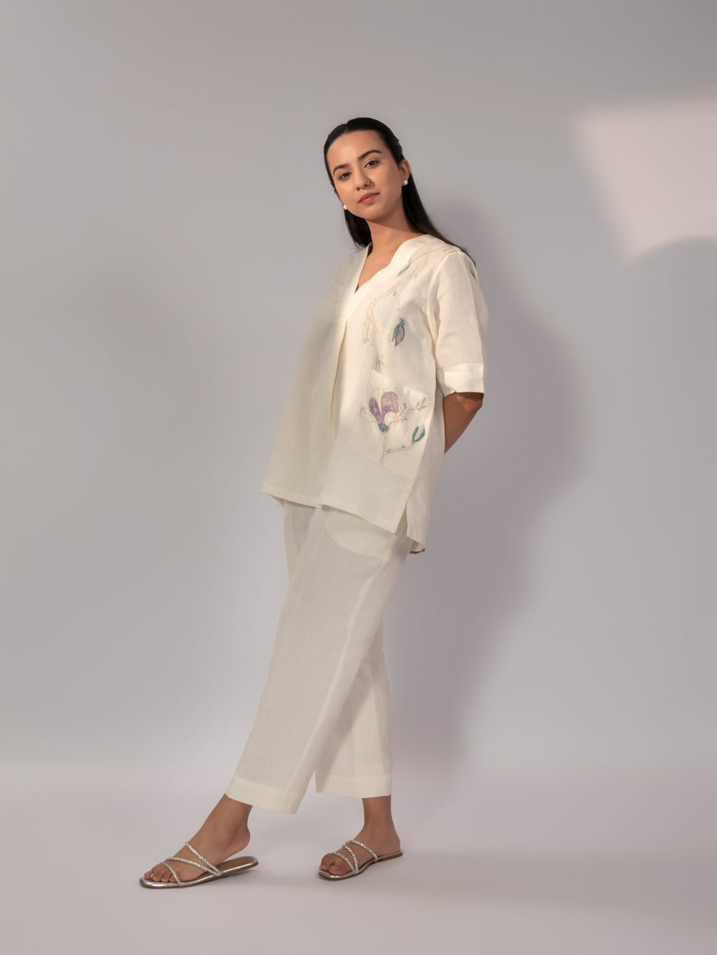 Lavender Drift Linen Co-Ord Set