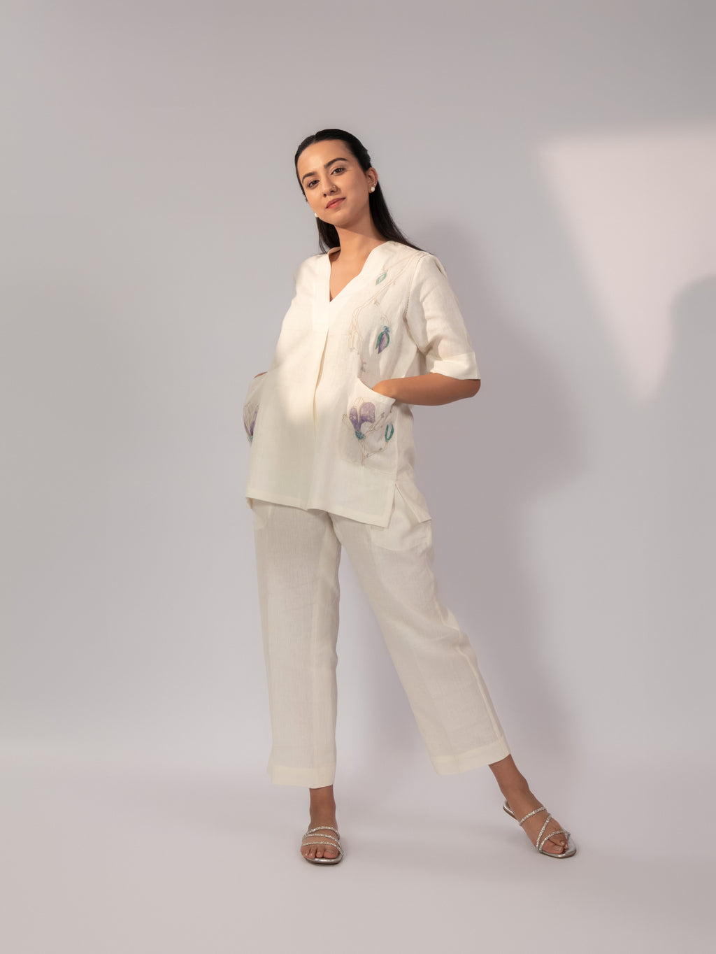 Lavender Drift Linen Co-Ord Set