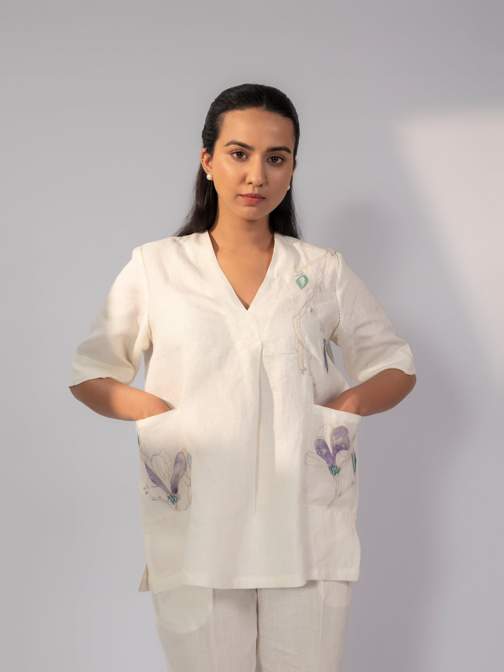 Lavender Drift Linen Co-Ord Set