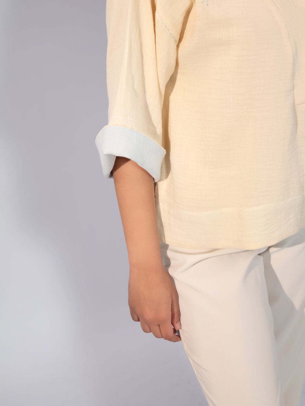 Vanilla Sky Linen Top