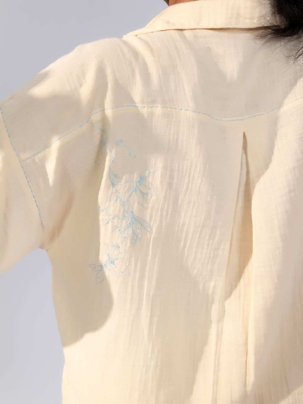 Vanilla Sky Linen Top