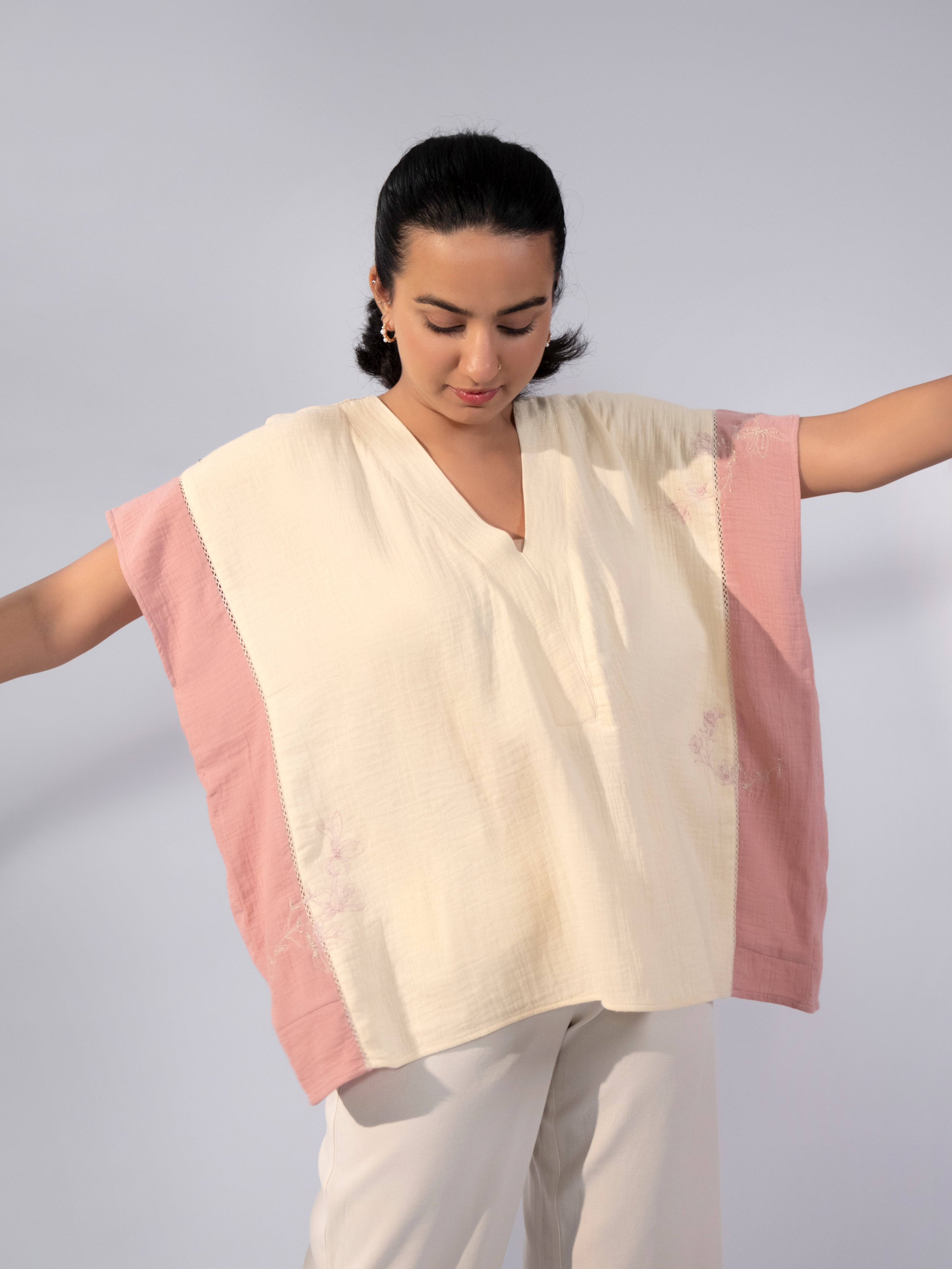 Blush Harmony Linen Top