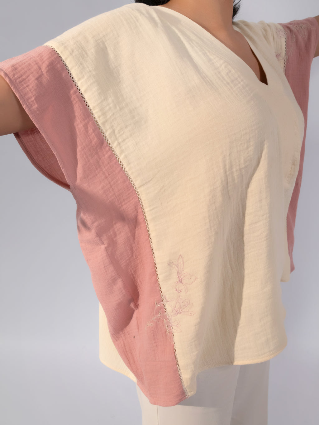 Blush Harmony Linen Top
