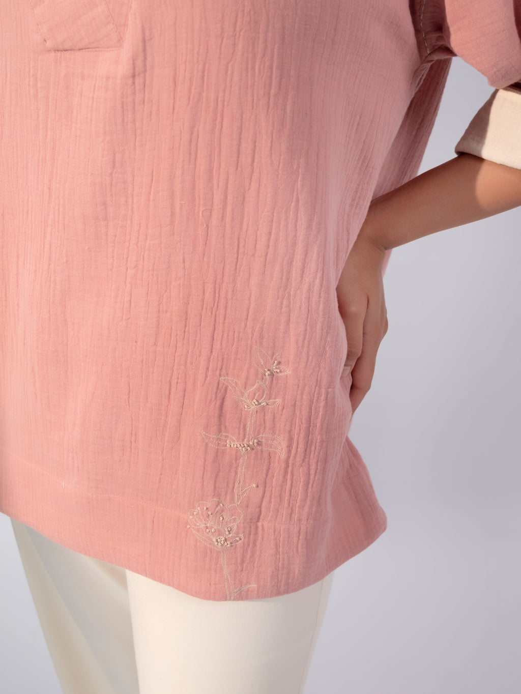 Rosewood Calm Linen Top