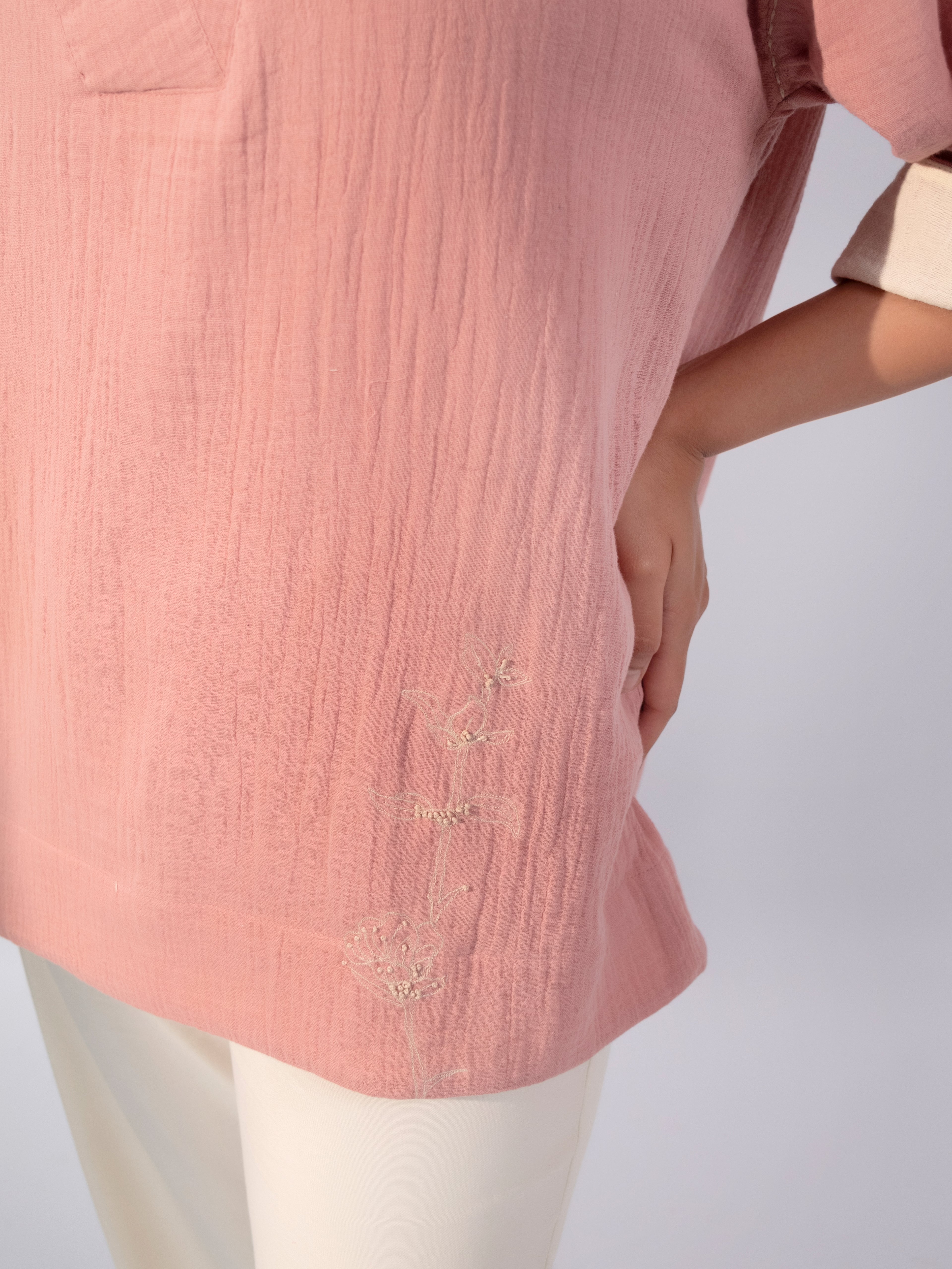 Rosewood Calm Linen Top