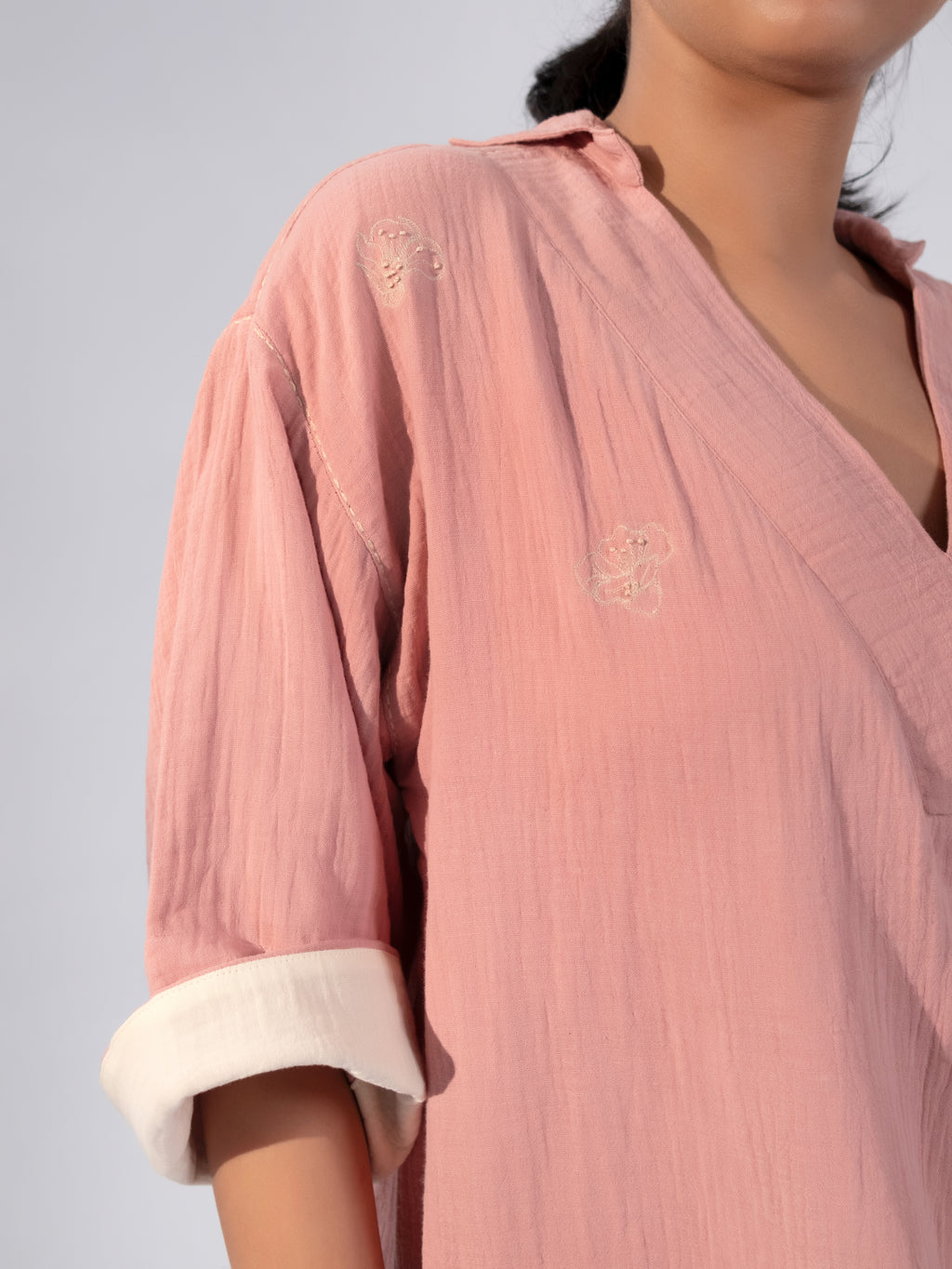 Rosewood Calm Linen Top