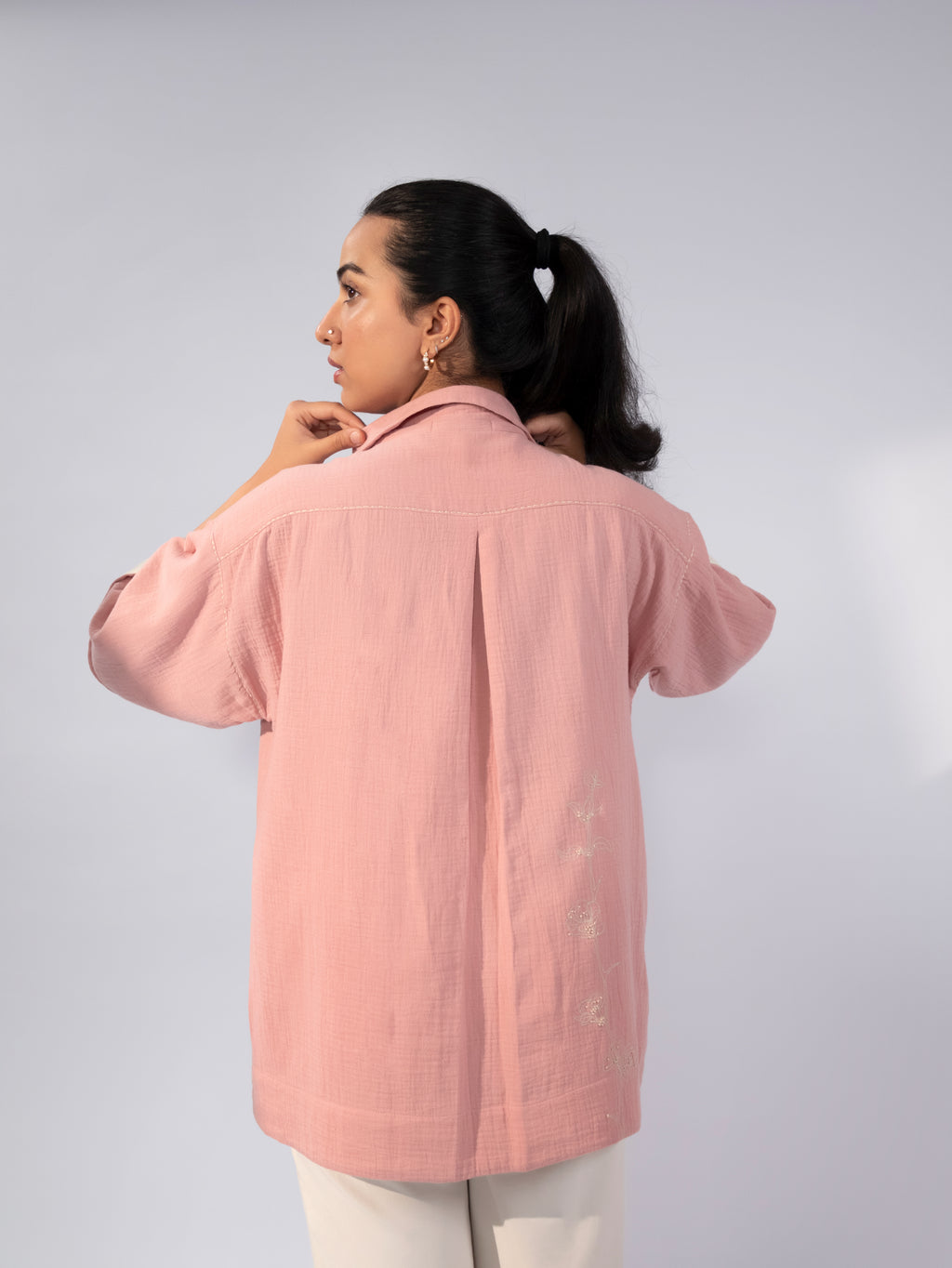 Rosewood Calm Linen Top