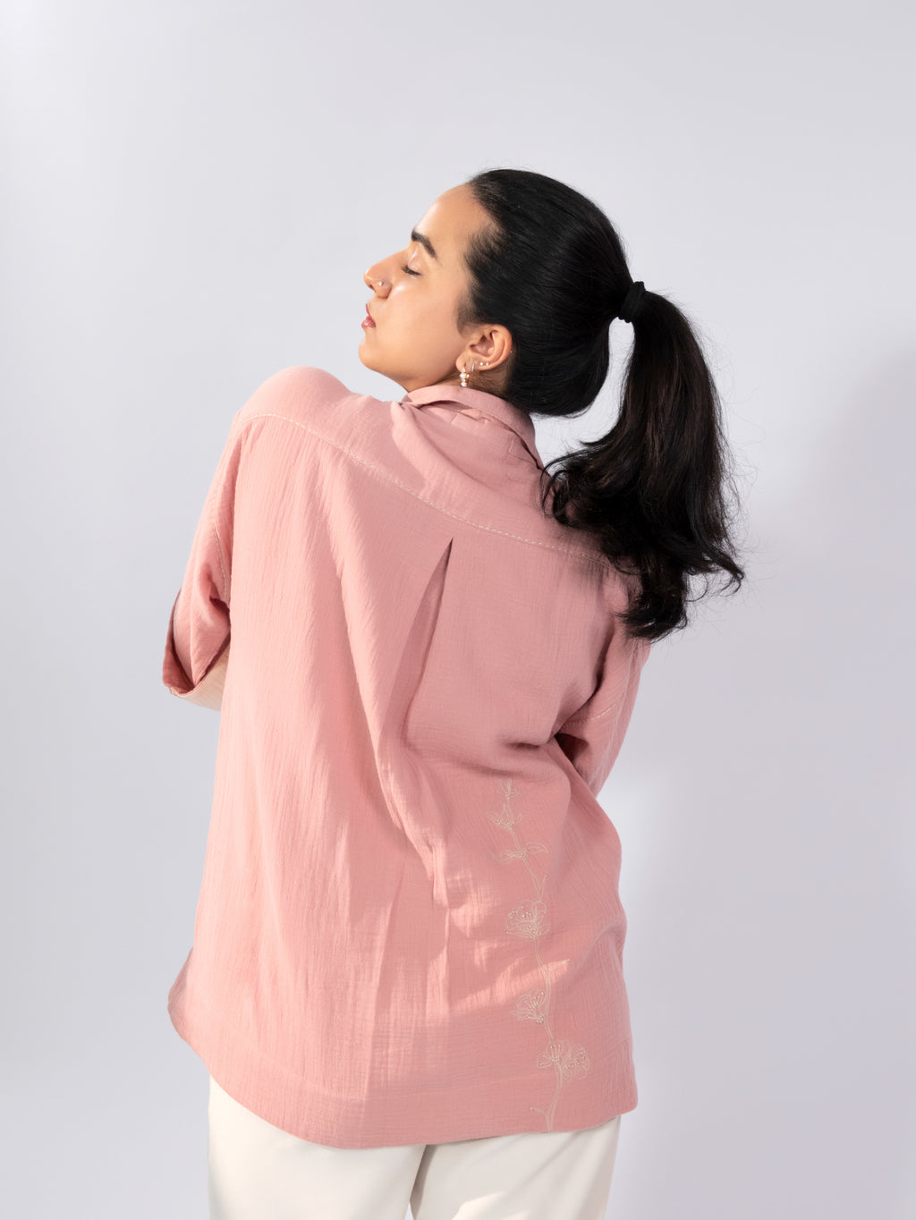 Rosewood Calm Linen Top
