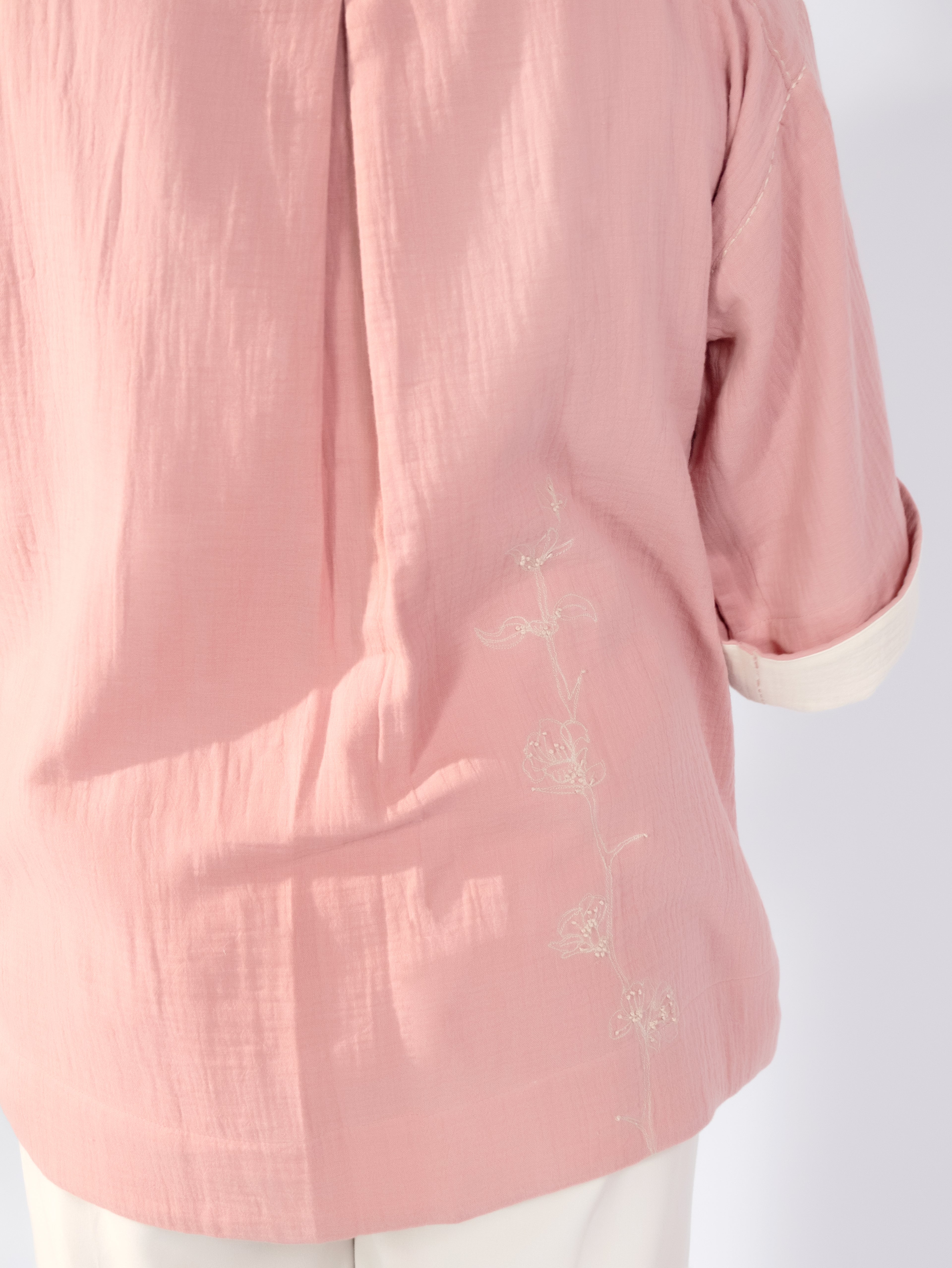Rosewood Calm Linen Top