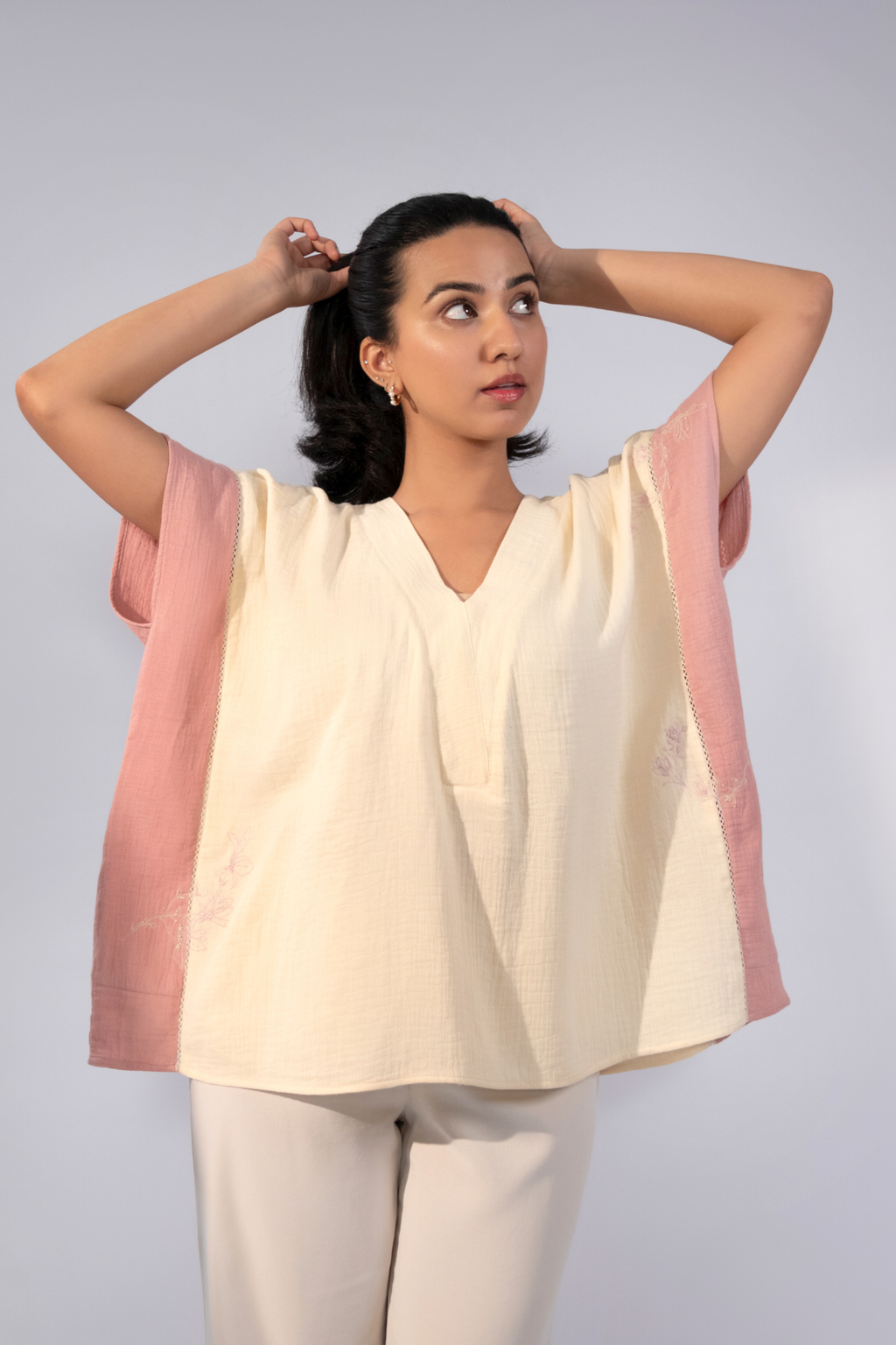 Blush Harmony Linen Top