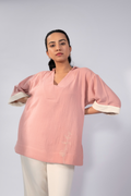 Rosewood Calm Linen Top