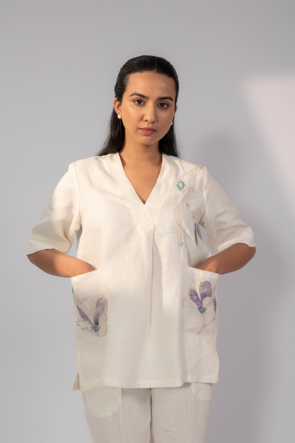 Lavender Drift Linen Co-Ord Set